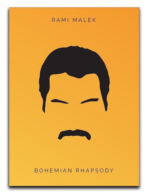 Bohemian Rhapsody Rami Malek Minimal Movie Canvas Print or Poster  - Canvas Art Rocks - 1