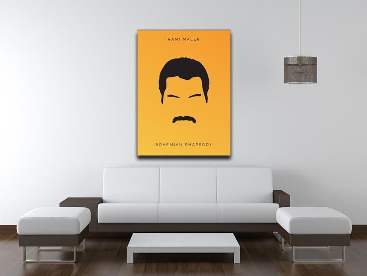 Bohemian Rhapsody Rami Malek Minimal Movie Canvas Print or Poster - Canvas Art Rocks - 4