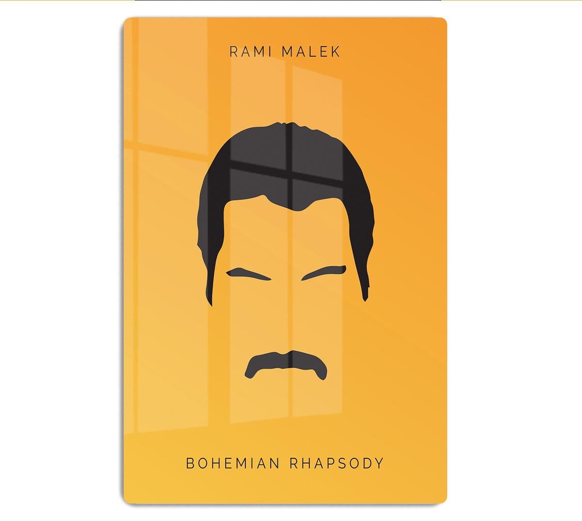 Bohemian Rhapsody Rami Malek Minimal Movie HD Metal Print