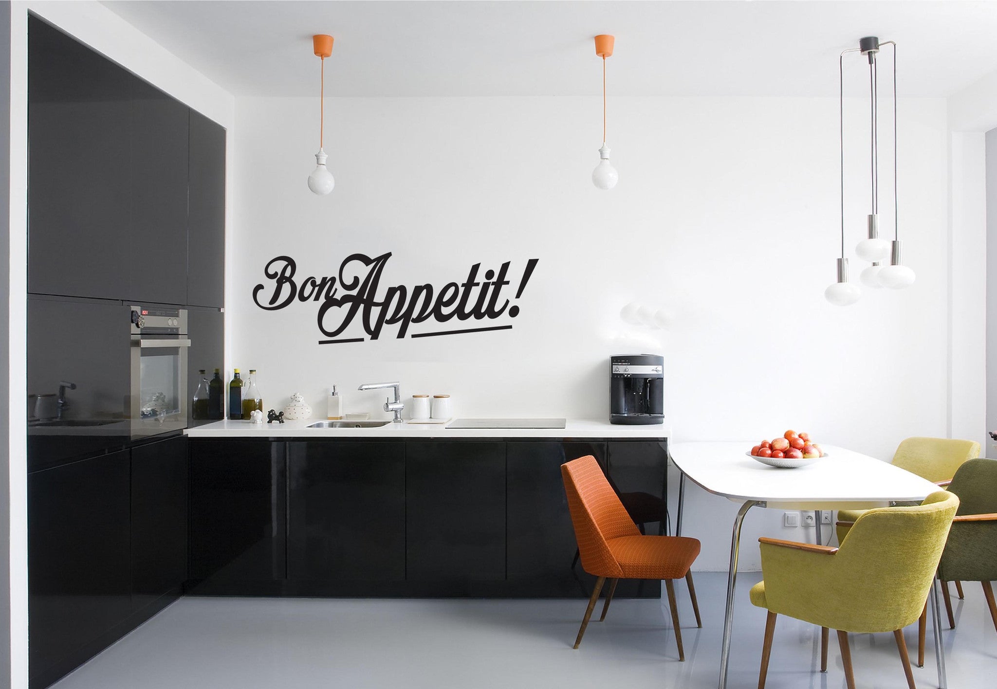 Bon Appetit Wall Sticker - Canvas Art Rocks - 1