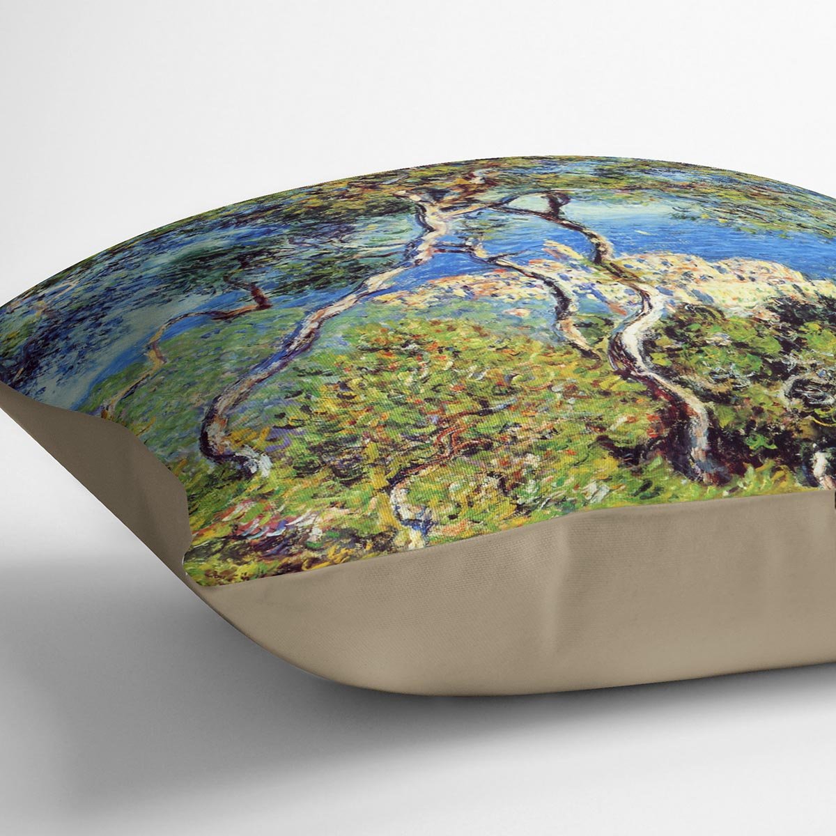 Bordighera by Monet Throw Pillow
