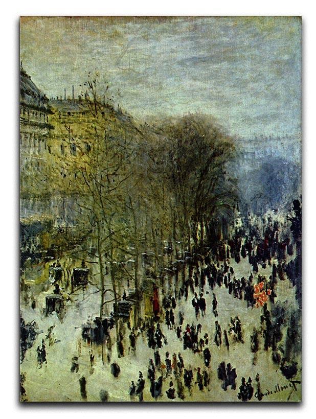 Boulevard of Capucines by Monet Canvas Print & Poster  - Canvas Art Rocks - 1