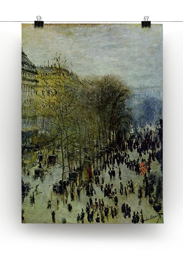 Boulevard of Capucines by Monet Canvas Print & Poster - Canvas Art Rocks - 2