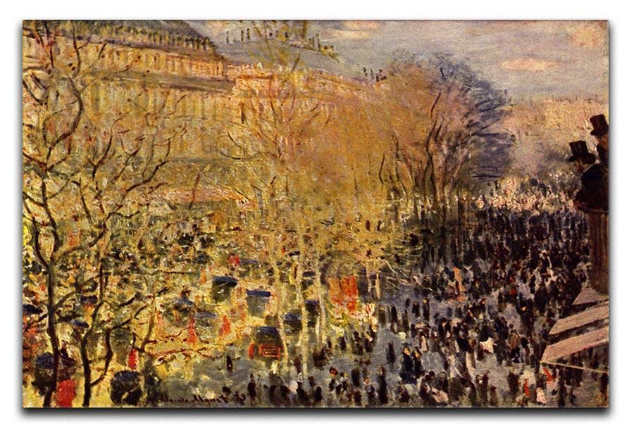 Boulevard of Capucines in Paris by Monet Canvas Print & Poster  - Canvas Art Rocks - 1