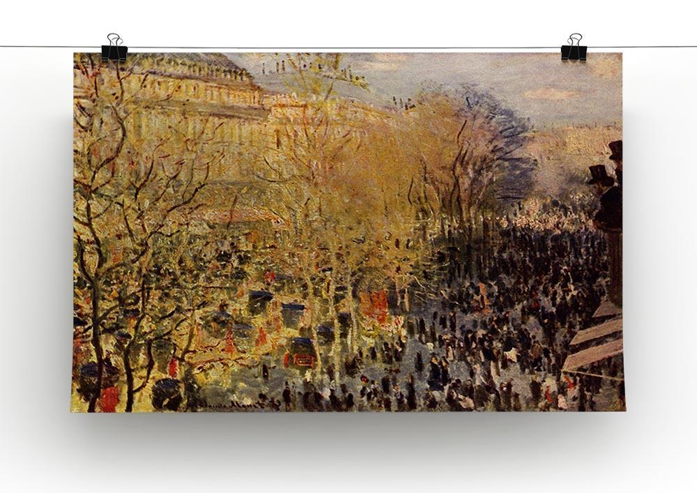Boulevard of Capucines in Paris by Monet Canvas Print & Poster - Canvas Art Rocks - 2