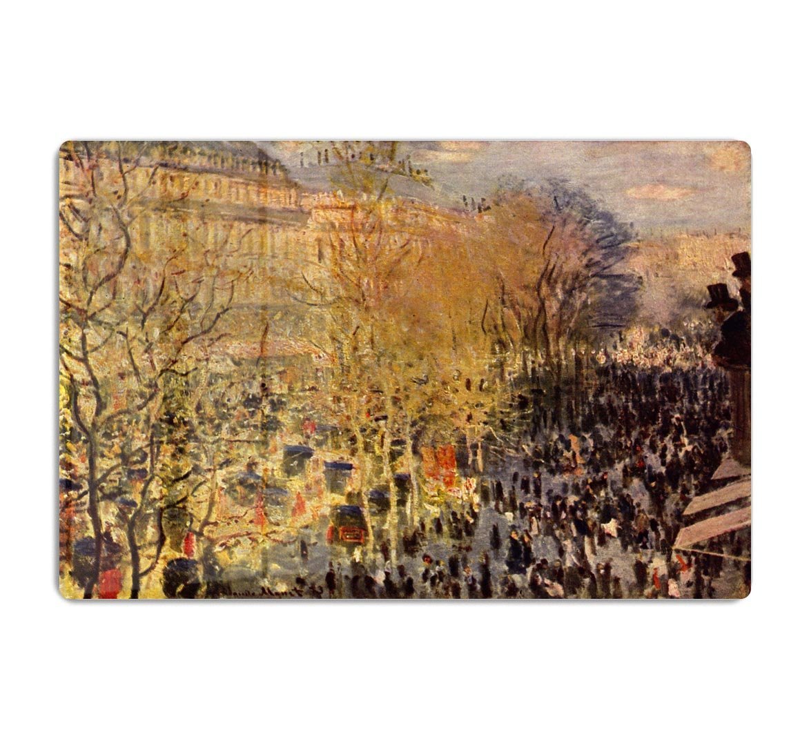 Boulevard of Capucines in Paris by Monet HD Metal Print