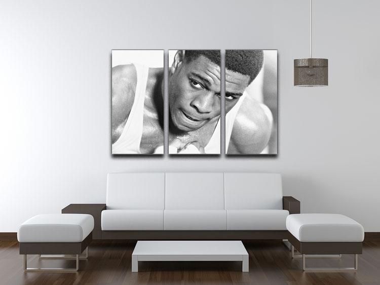 Boxer Frank Bruno 3 Split Panel Canvas Print - Canvas Art Rocks - 3