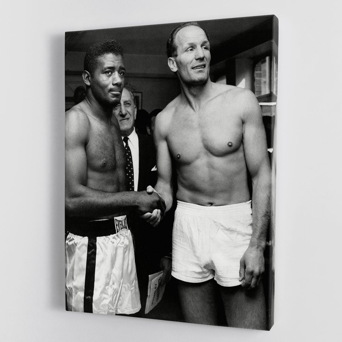 Boxers Floyd Patterson and Henry Cooper Canvas Print or Poster