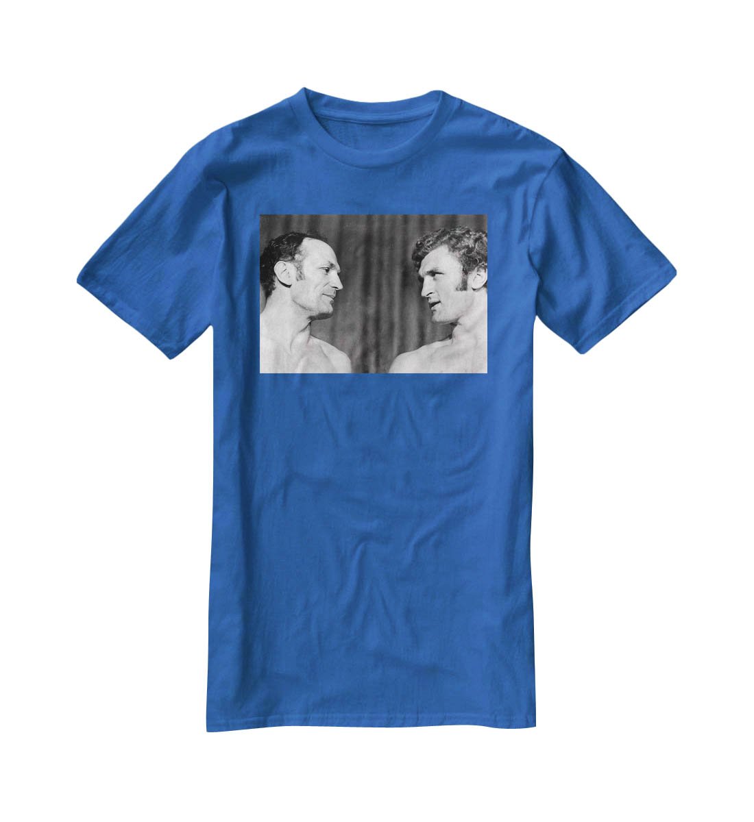 Boxers Henry Cooper and Joe Bugner T-Shirt - Canvas Art Rocks - 2