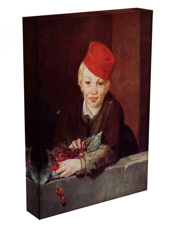 Boy with the cherries by Manet Canvas Print or Poster - Canvas Art Rocks - 3