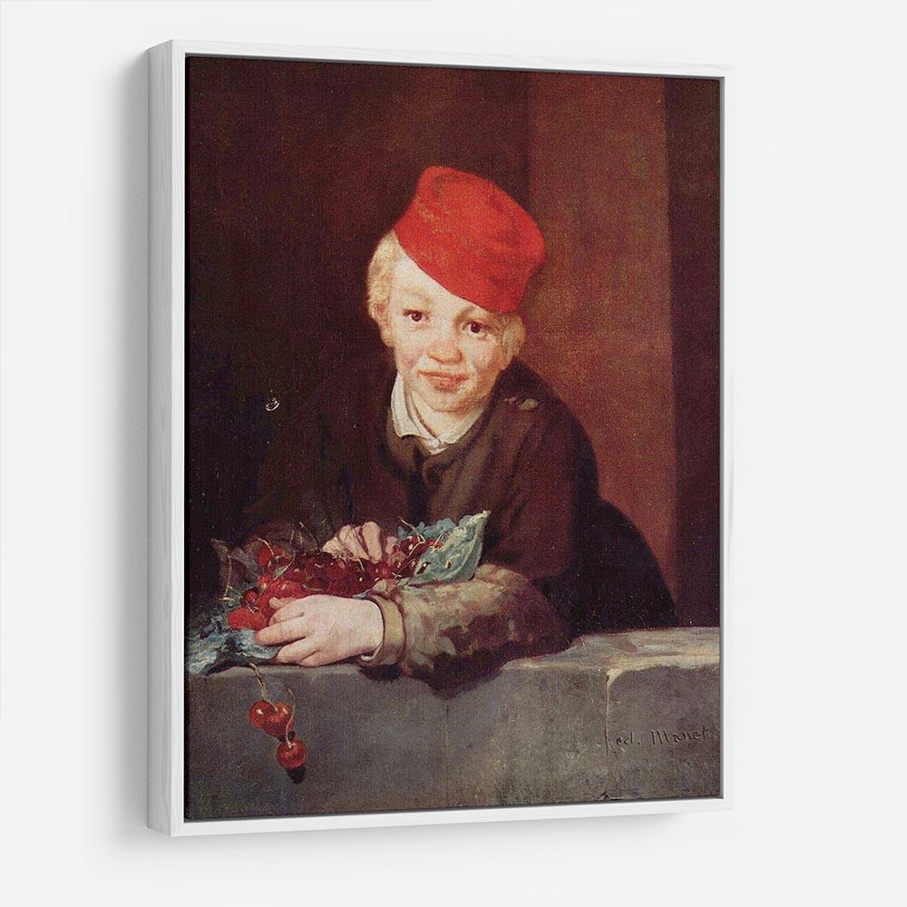 Boy with the cherries by Manet HD Metal Print