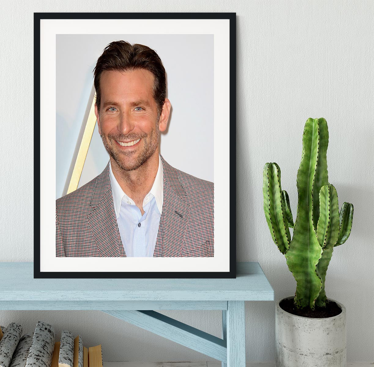 Bradley Cooper Framed Print - Canvas Art Rocks - 1