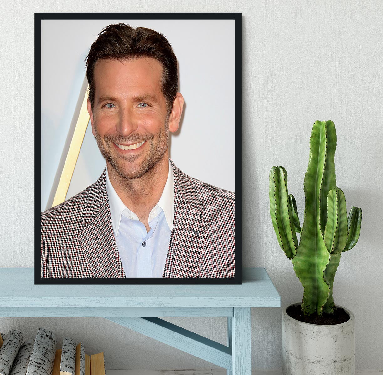 Bradley Cooper Framed Print - Canvas Art Rocks - 2