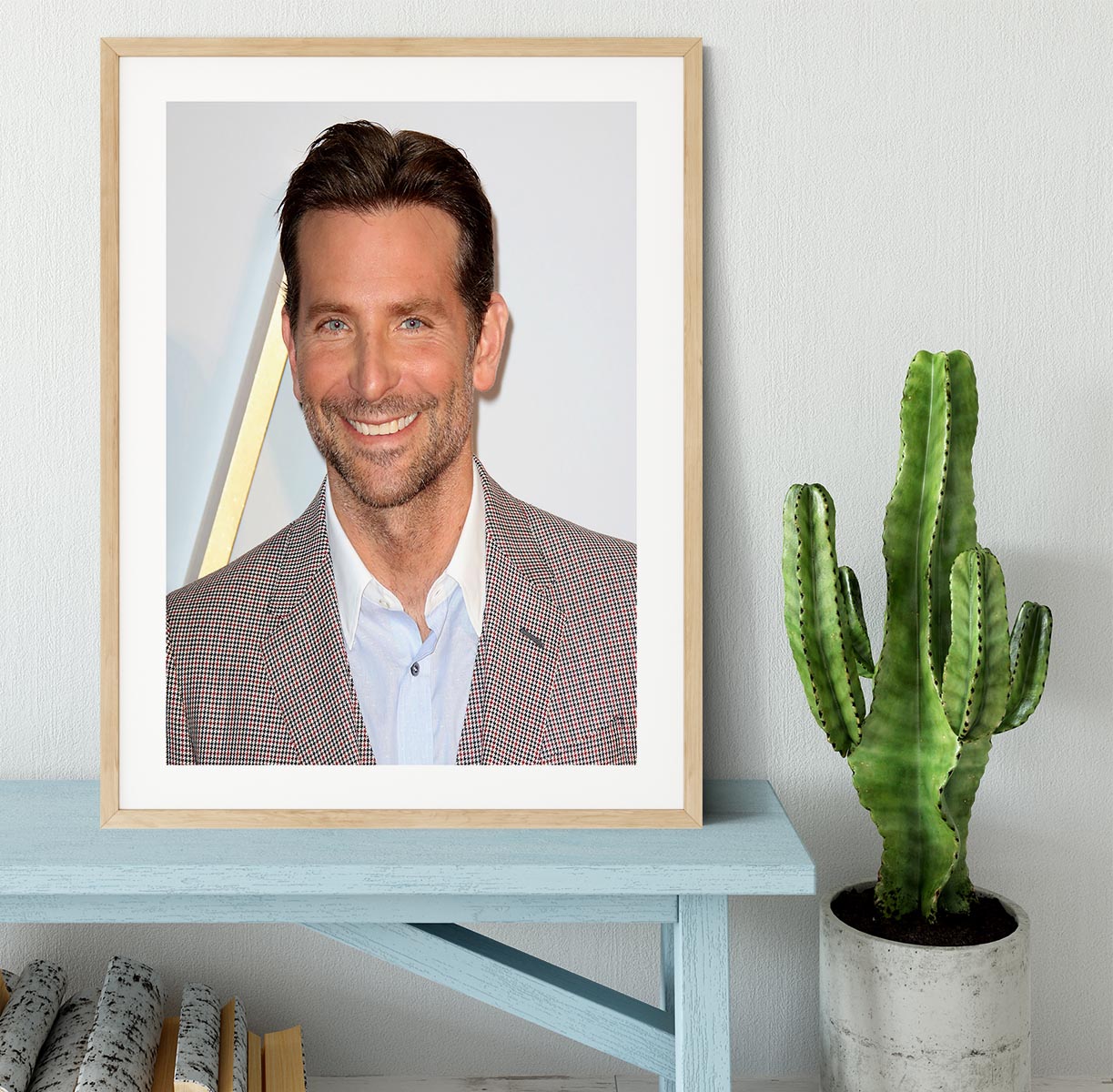 Bradley Cooper Framed Print - Canvas Art Rocks - 3