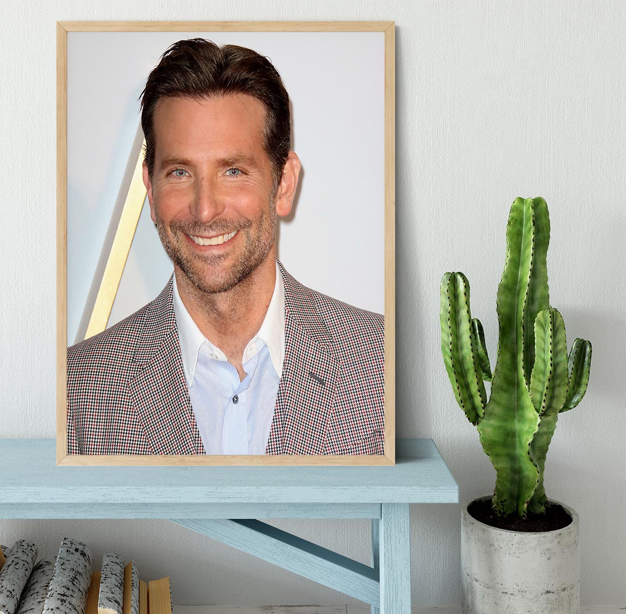 Bradley Cooper Framed Print - Canvas Art Rocks - 4