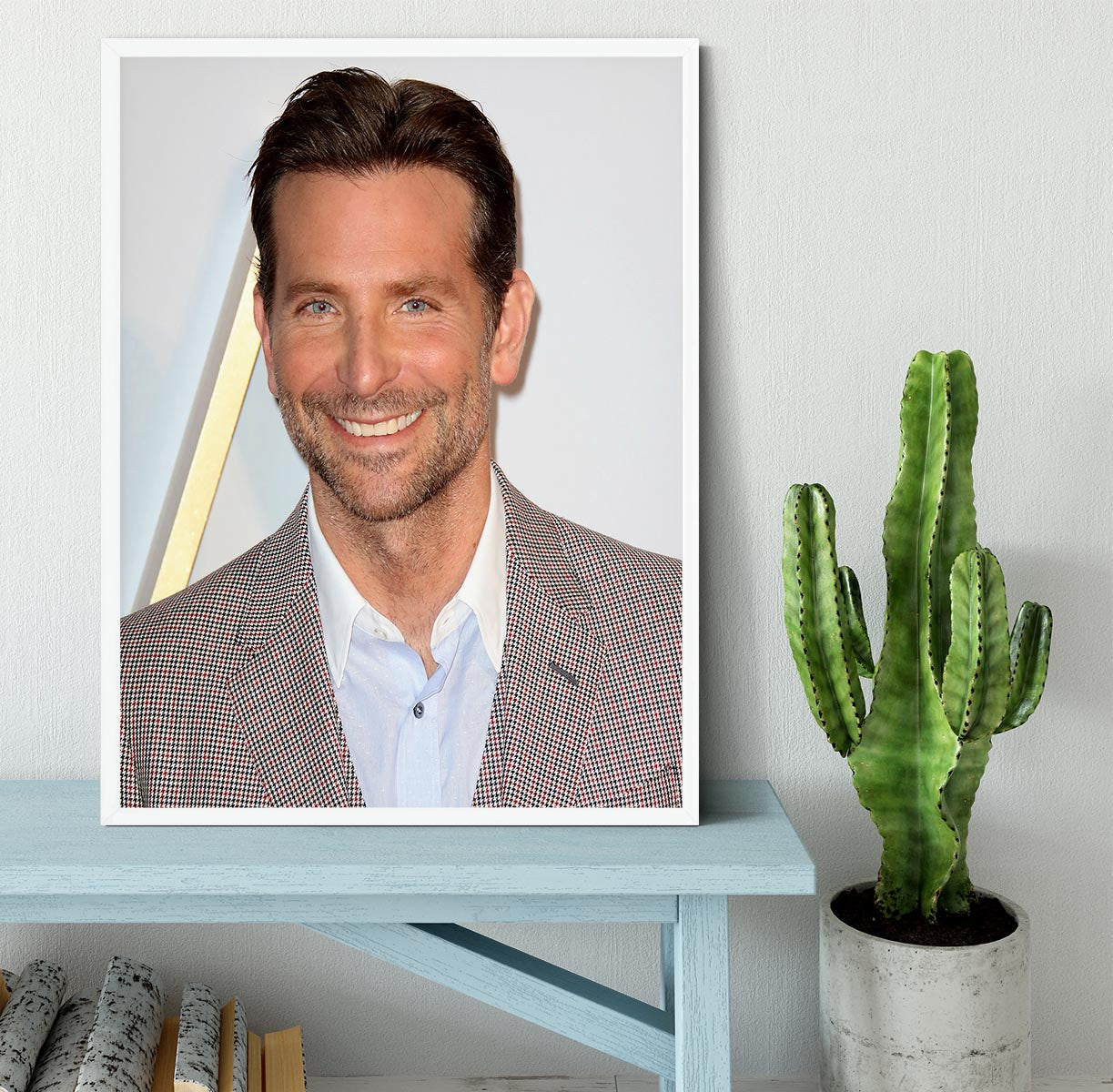 Bradley Cooper Framed Print - Canvas Art Rocks -6