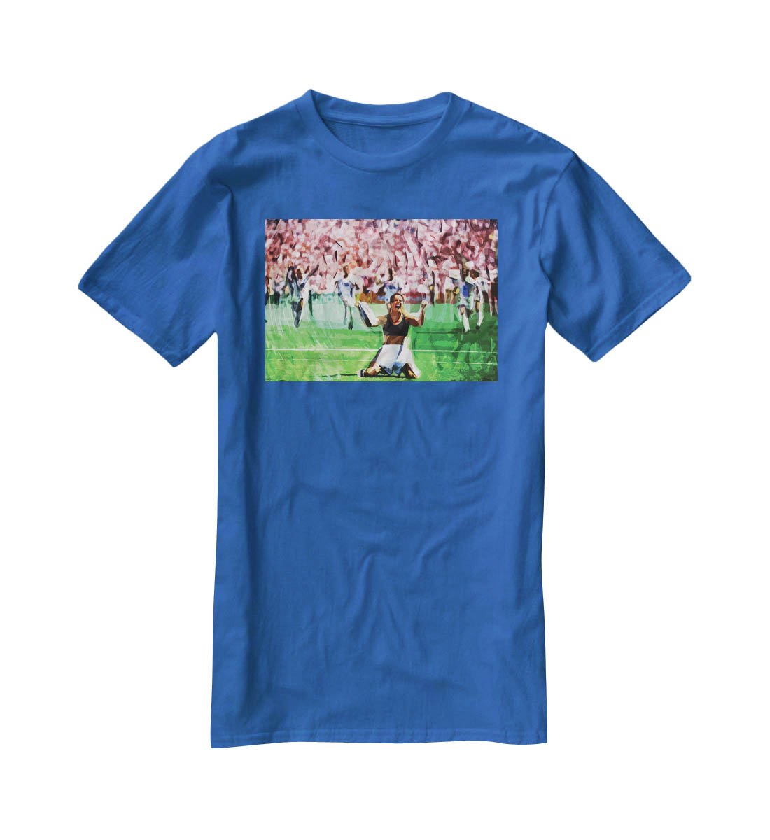Brandi Chastain Celebrates USA Soccer 1999 T-Shirt - Canvas Art Rocks - 2