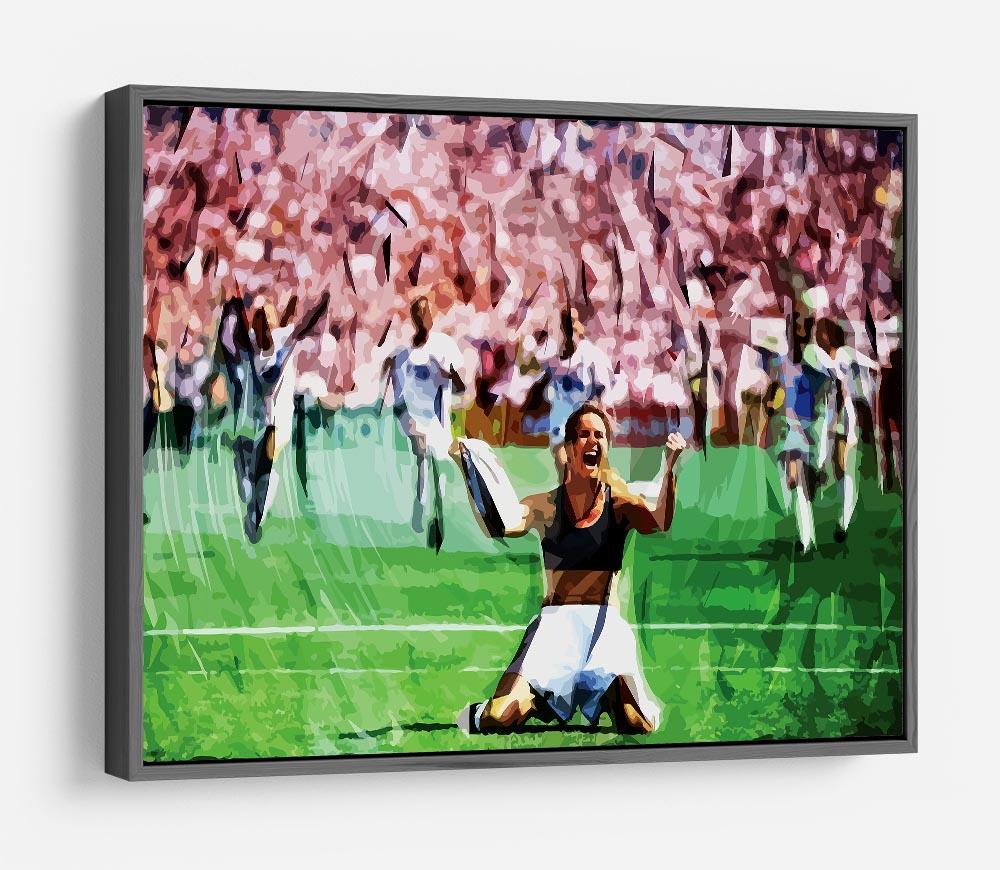 Brandi Chastain Celebrates USA Soccer 1999 HD Metal Print
