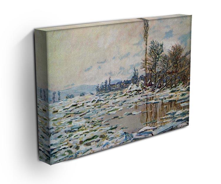 Break Up of Ice by Monet Canvas Print & Poster - Canvas Art Rocks - 3