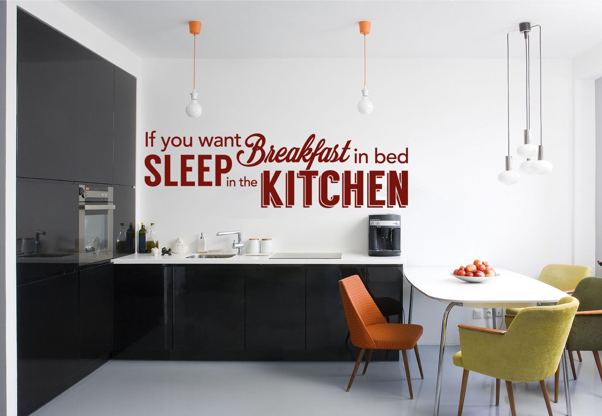 Breakfast In Bed Wall Sticker - Canvas Art Rocks - 1