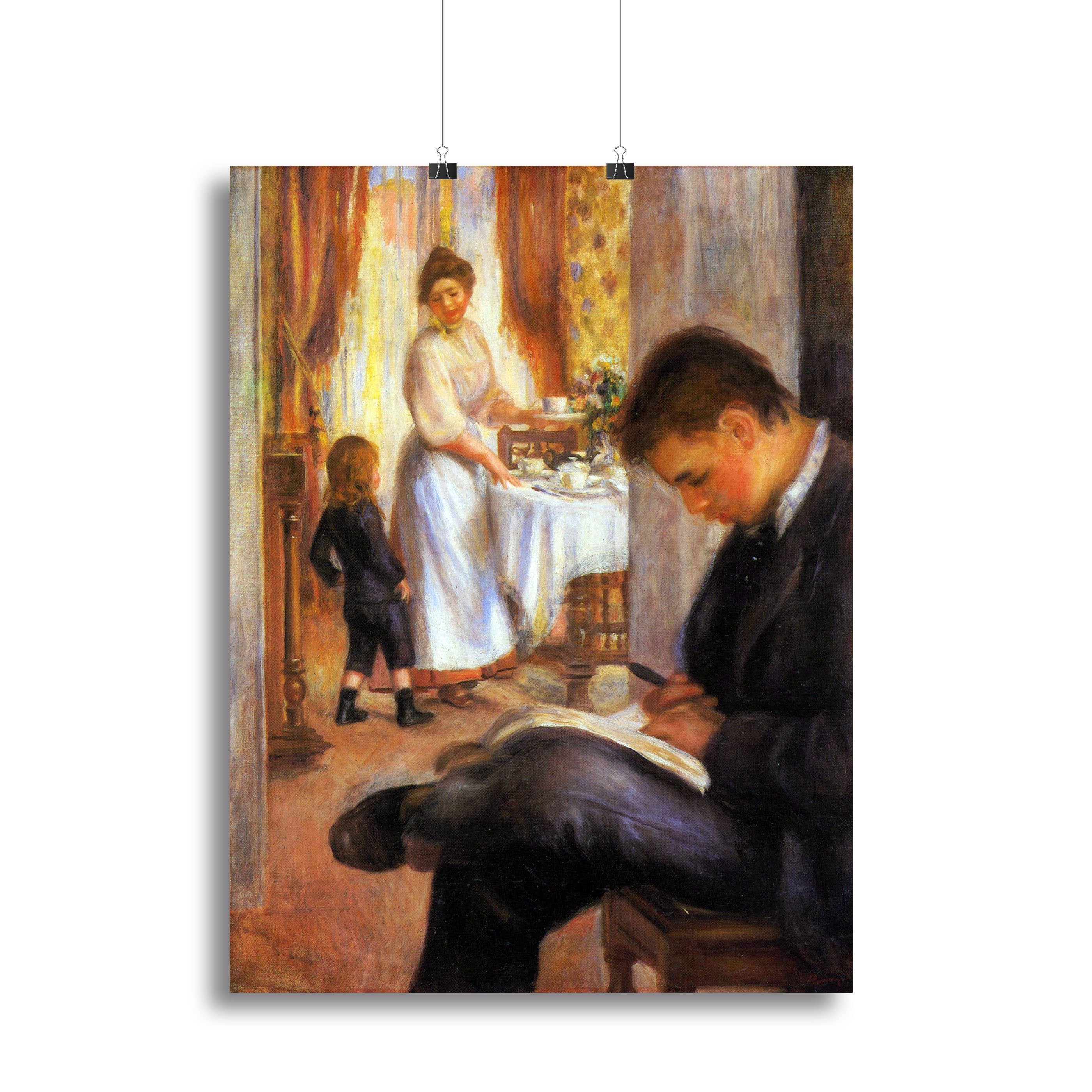 Breakfast at Berneval by Renoir Canvas Print or Poster