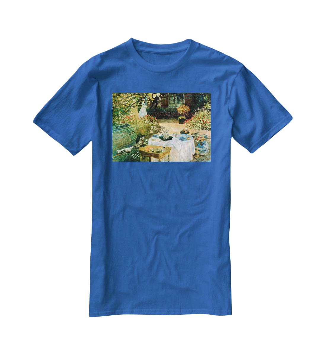 Breakfast by Monet T-Shirt - Canvas Art Rocks - 2