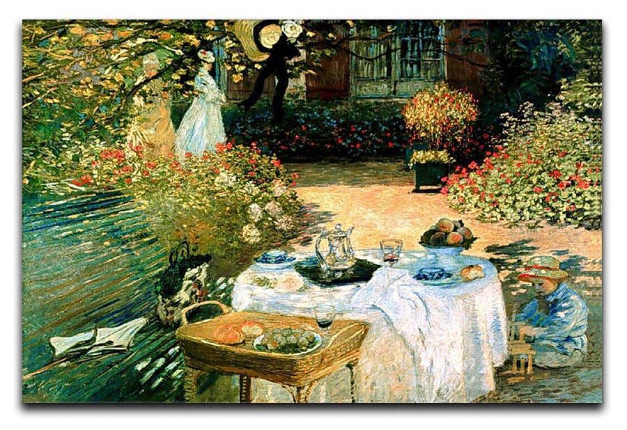 Breakfast by Monet Canvas Print & Poster  - Canvas Art Rocks - 1