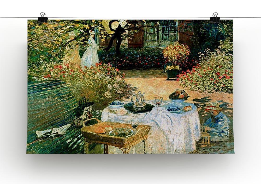 Breakfast by Monet Canvas Print & Poster - Canvas Art Rocks - 2