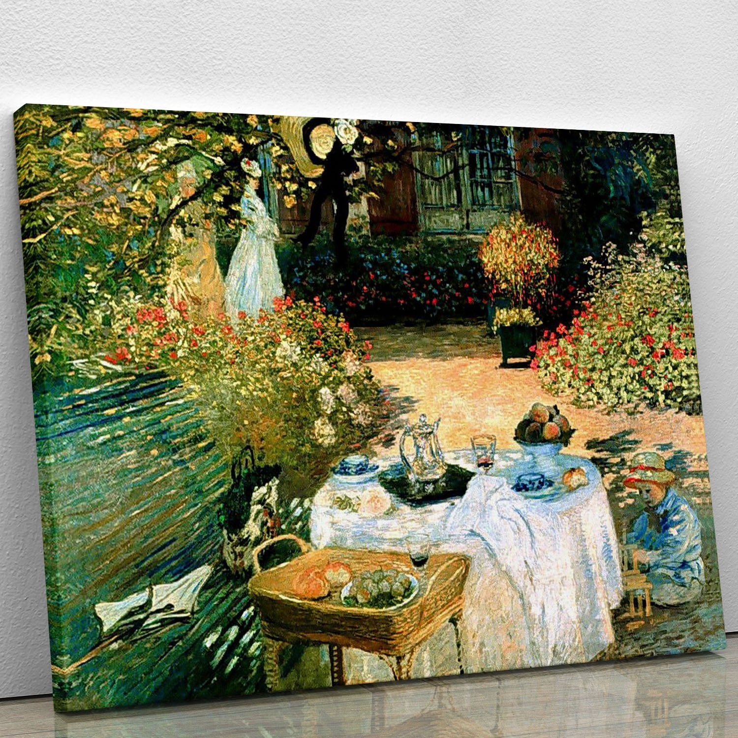 Breakfast by Monet Canvas Print or Poster