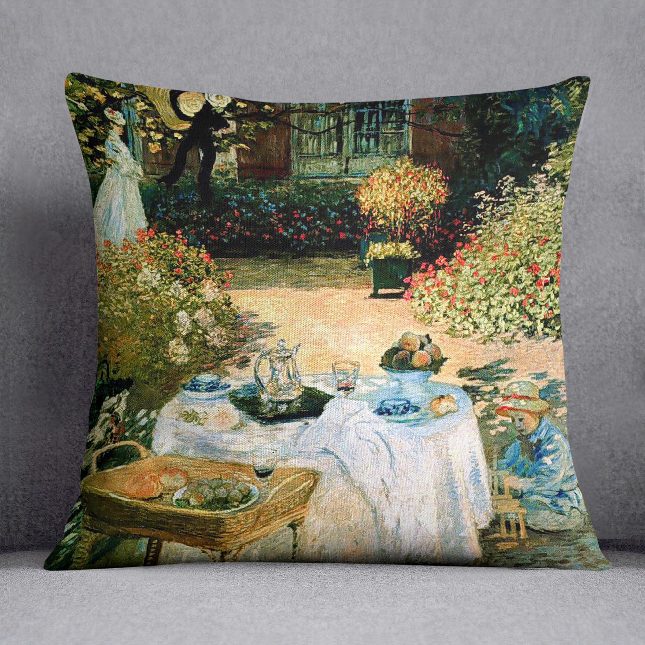 Breakfast by Monet Cushion