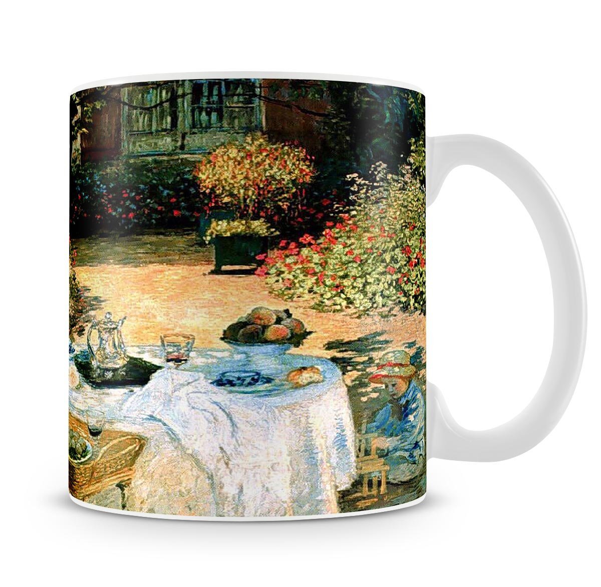 Breakfast by Monet Mug - Canvas Art Rocks - 4