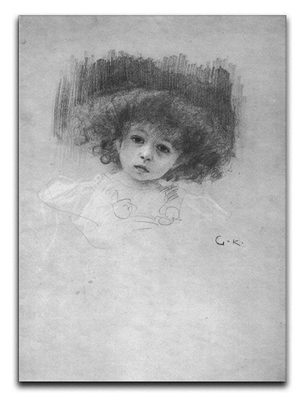 Breast image of a child by Klimt Canvas Print or Poster  - Canvas Art Rocks - 1