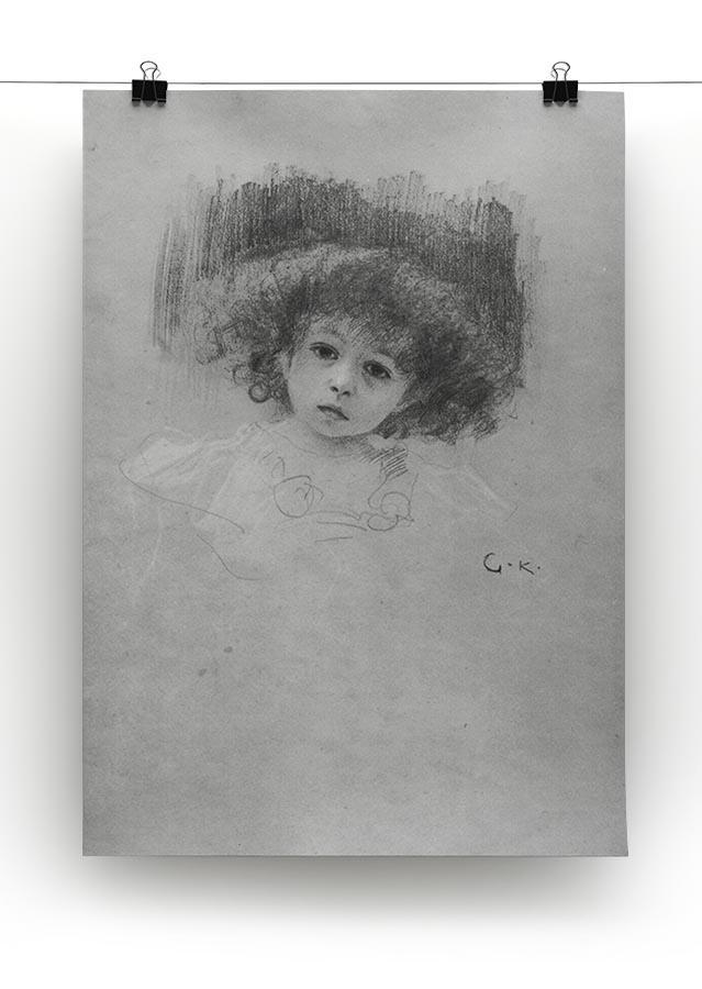 Breast image of a child by Klimt Canvas Print or Poster - Canvas Art Rocks - 2