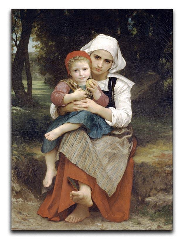 Breton Brother and Sister By Bouguereau Canvas Print or Poster  - Canvas Art Rocks - 1