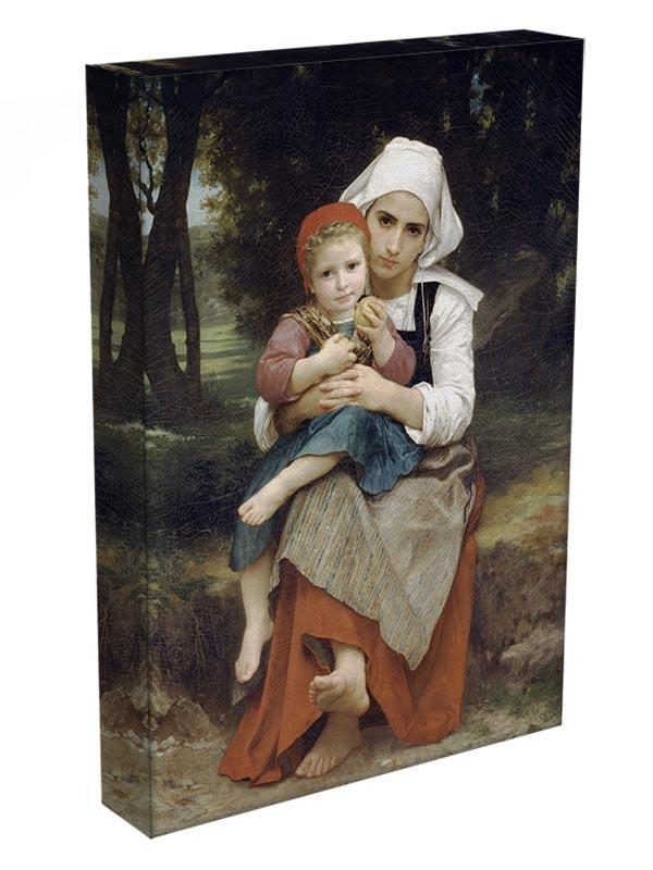 Breton Brother and Sister By Bouguereau Canvas Print or Poster - Canvas Art Rocks - 3