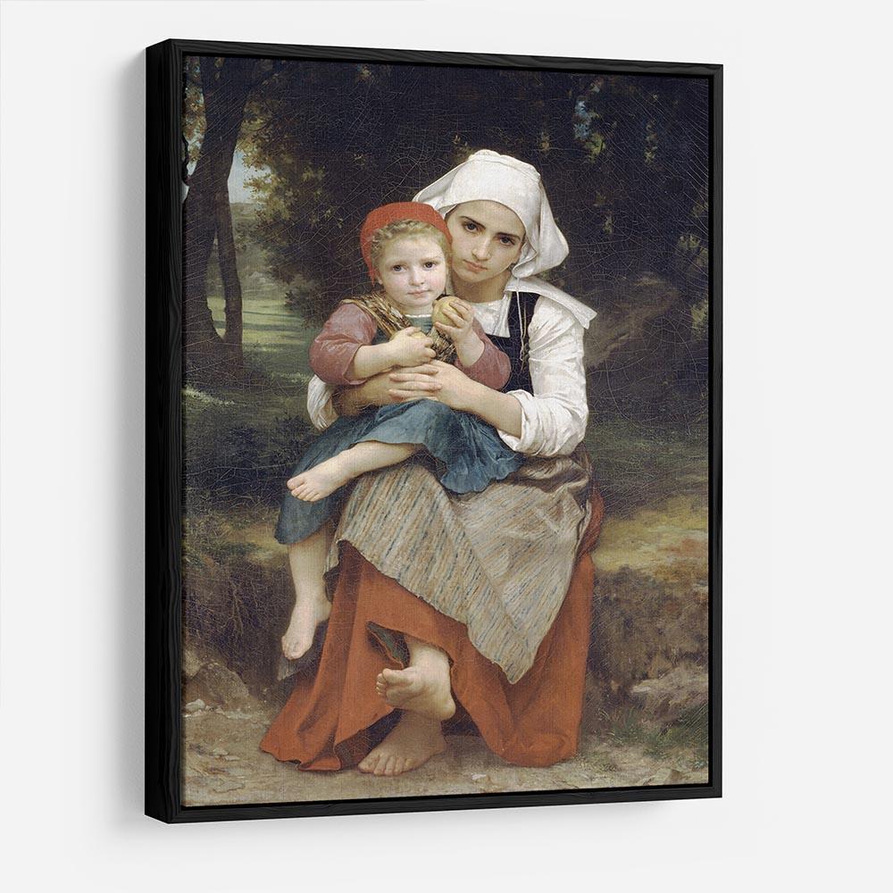 Breton Brother and Sister By Bouguereau HD Metal Print