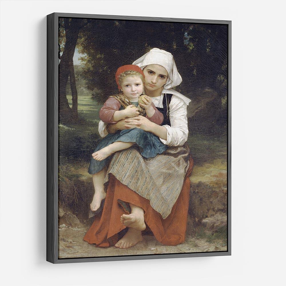 Breton Brother and Sister By Bouguereau HD Metal Print