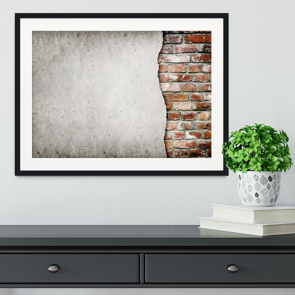 Brick Framed Print - Canvas Art Rocks - 1