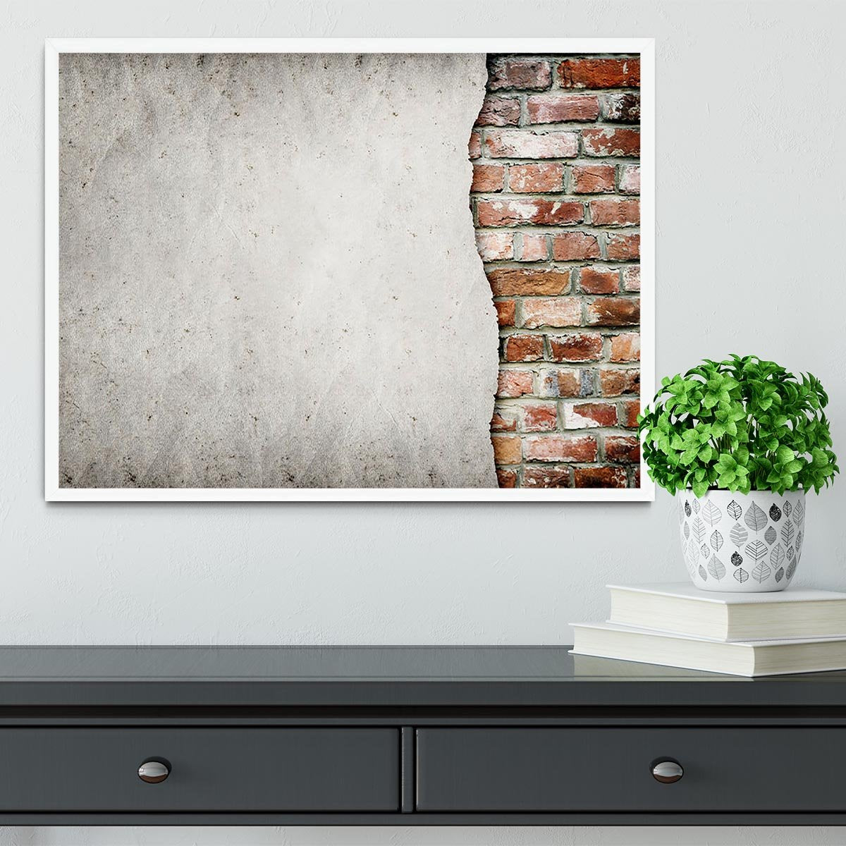 Brick Framed Print - Canvas Art Rocks -6