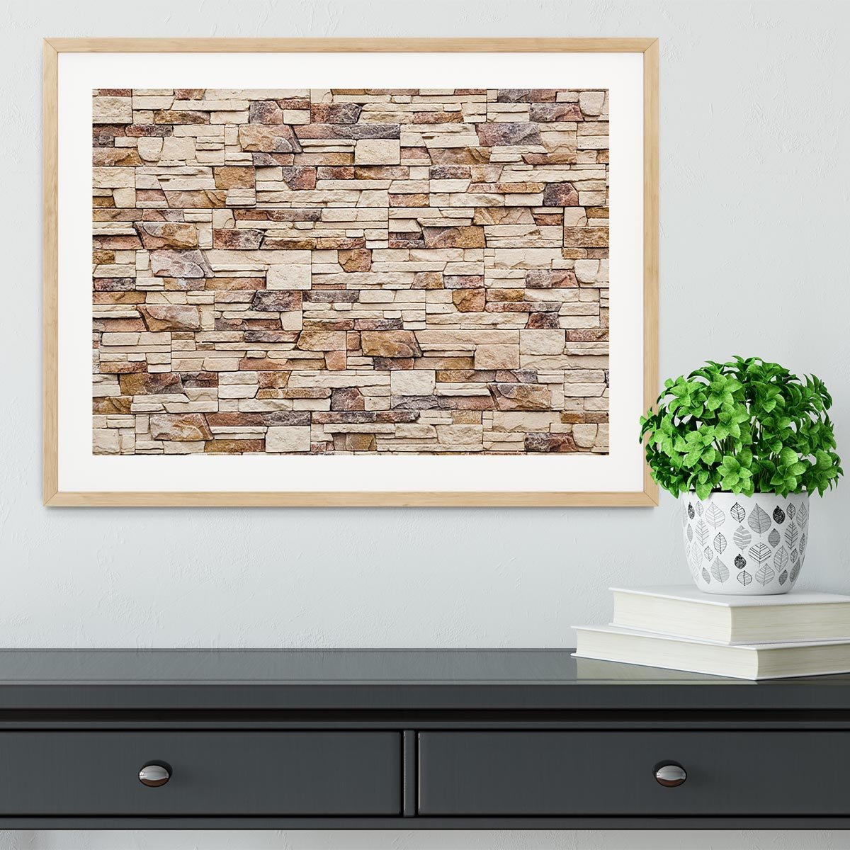 Brick wall Framed Print - Canvas Art Rocks - 3
