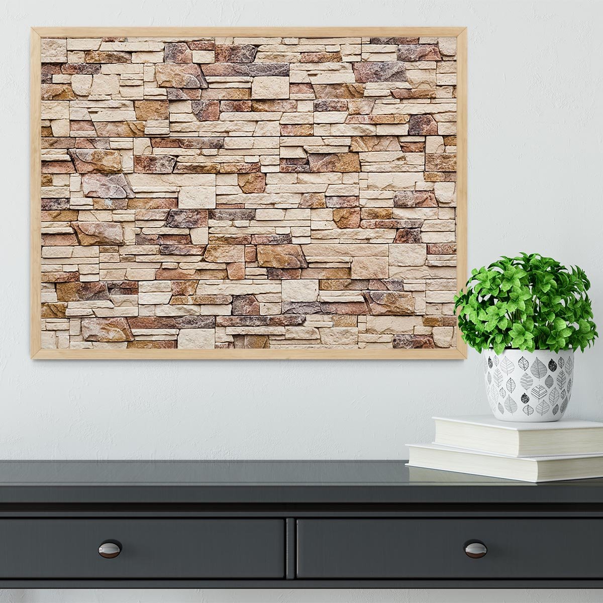 Brick wall Framed Print - Canvas Art Rocks - 4