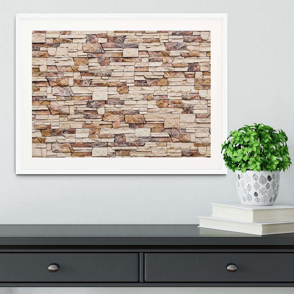 Brick wall Framed Print - Canvas Art Rocks - 5