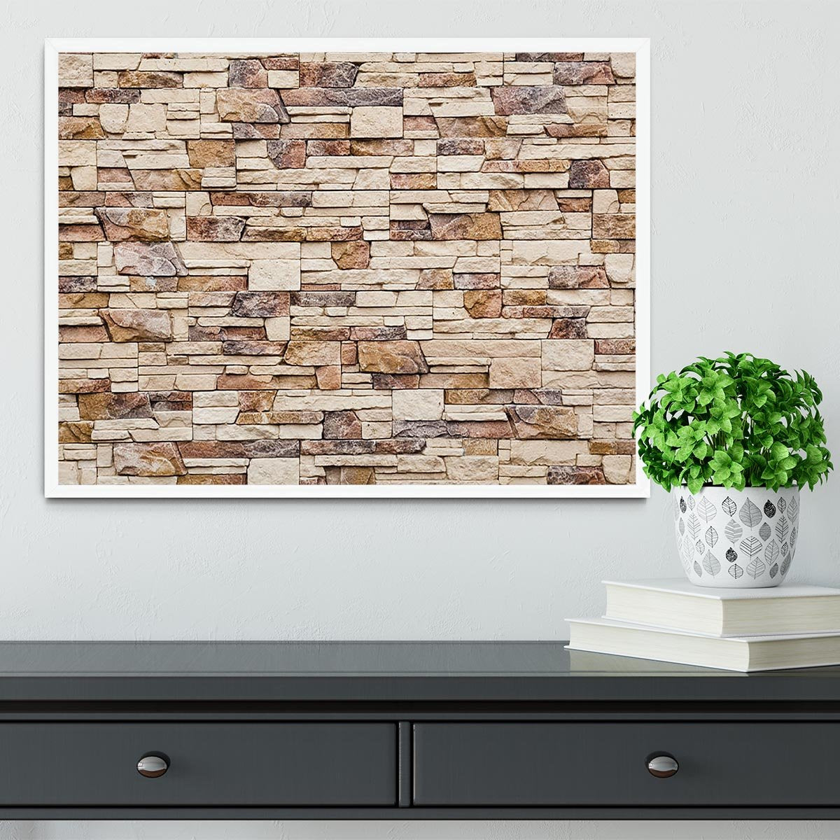 Brick wall Framed Print - Canvas Art Rocks -6