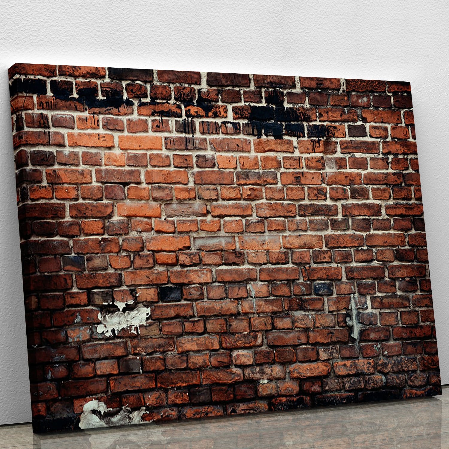 Brick wall background Canvas Print or Poster