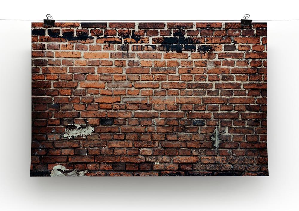 Brick wall background Canvas Print or Poster - Canvas Art Rocks - 2