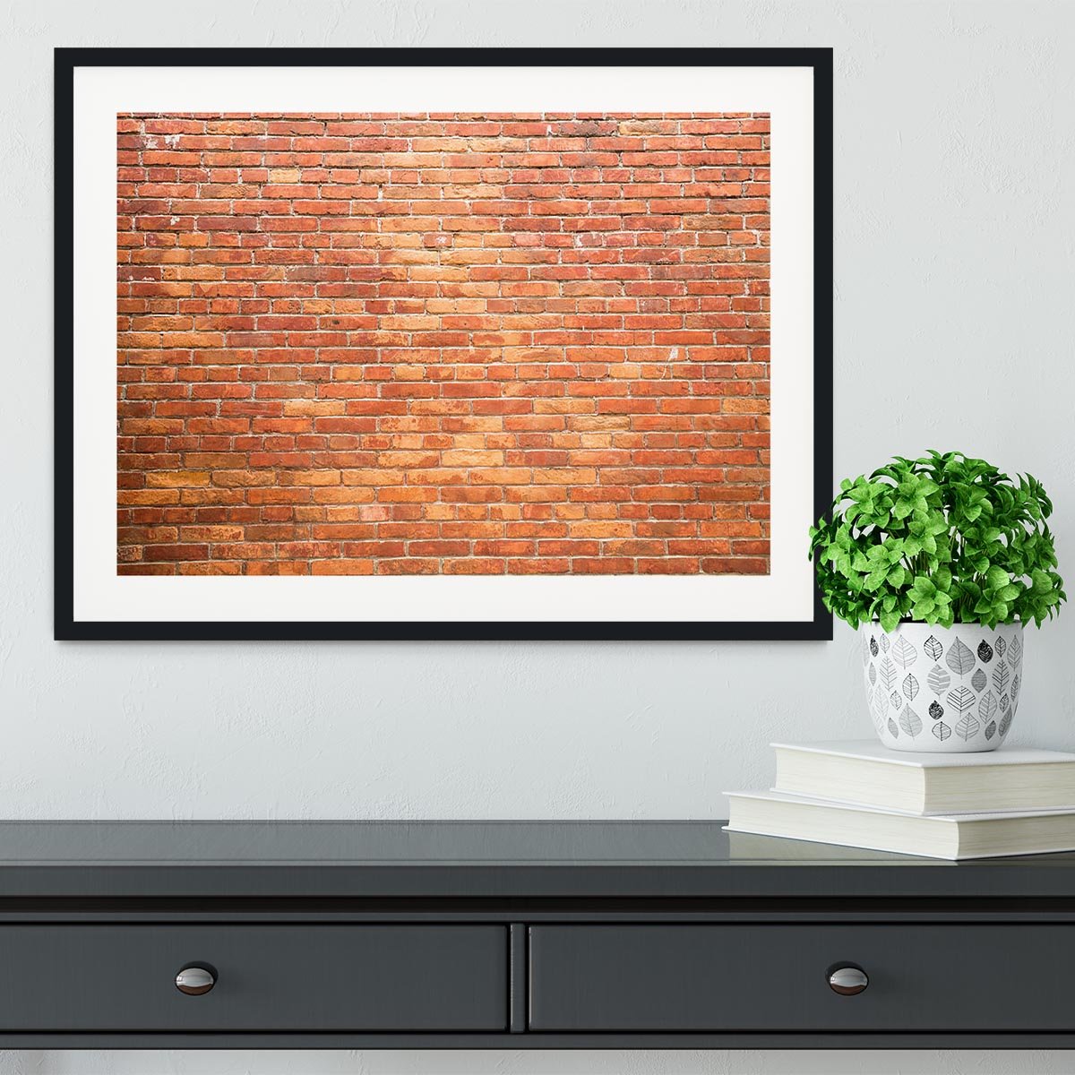 Bricks wall Framed Print - Canvas Art Rocks - 1