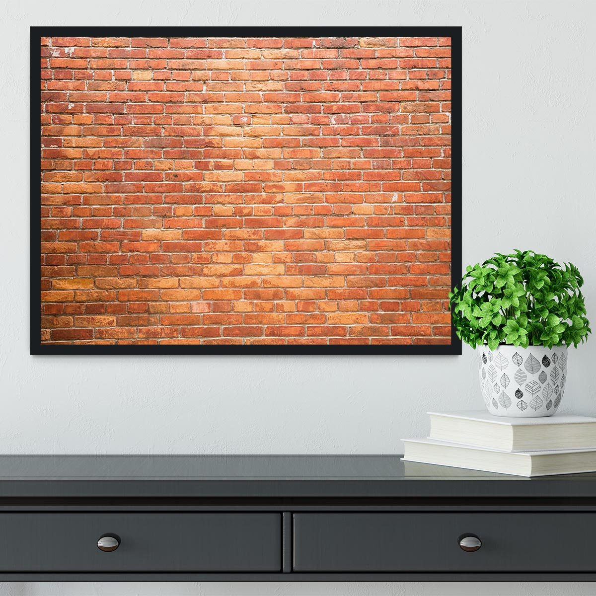 Bricks wall Framed Print - Canvas Art Rocks - 2