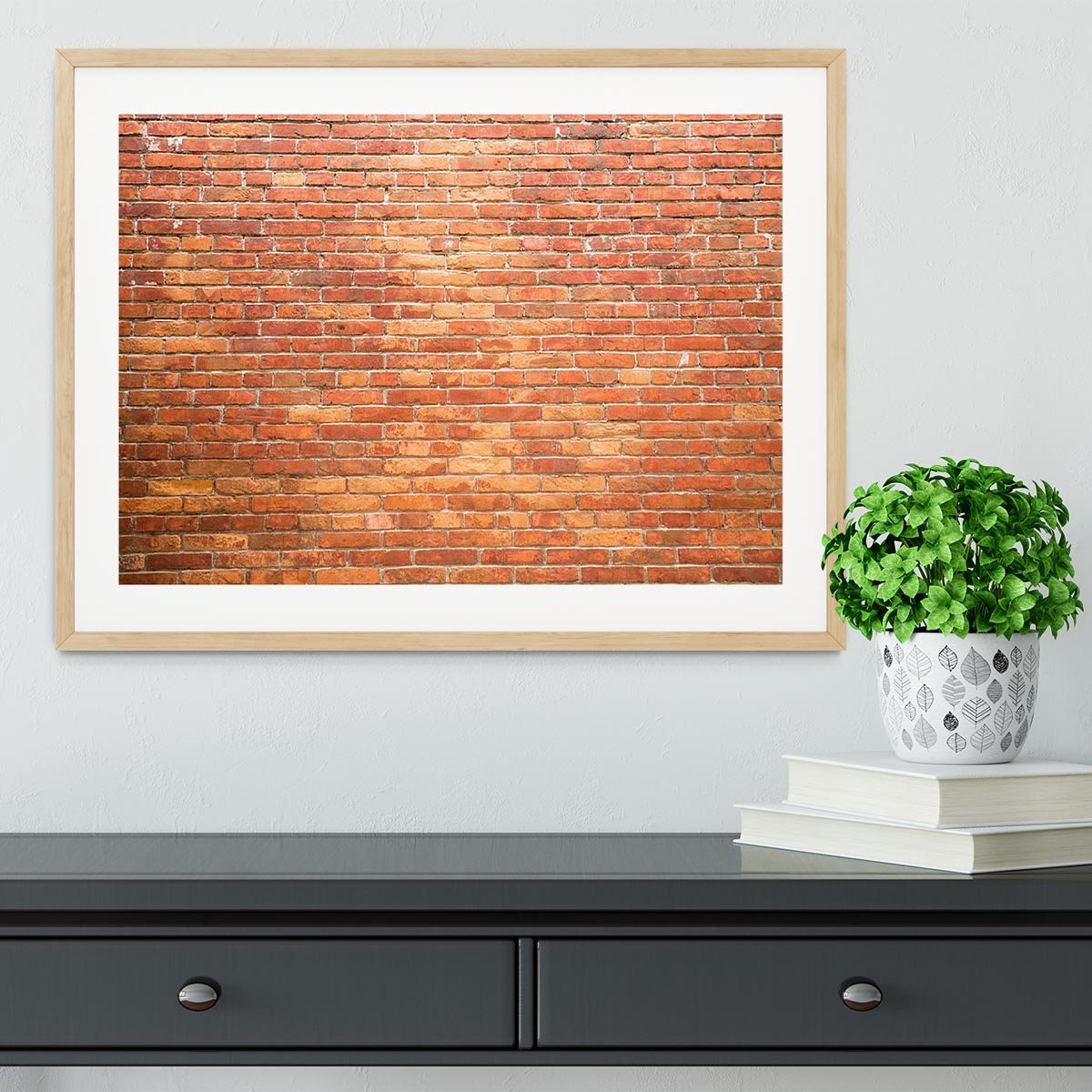 Bricks wall Framed Print - Canvas Art Rocks - 3