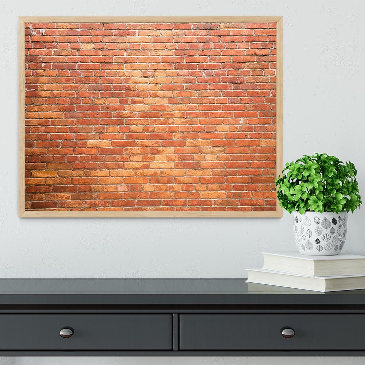 Bricks wall Framed Print - Canvas Art Rocks - 4