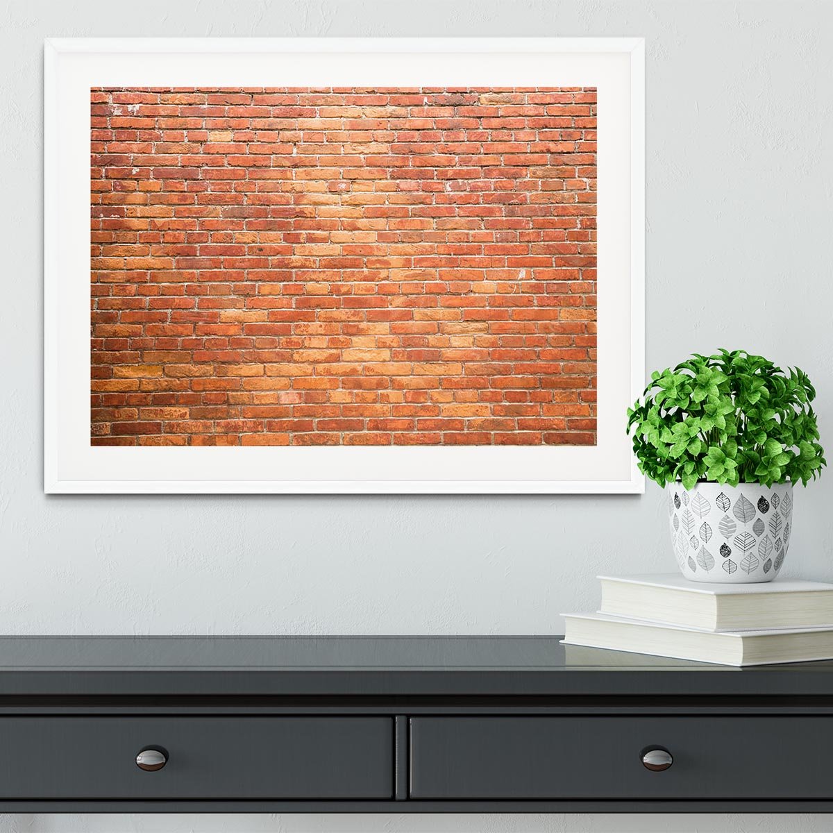 Bricks wall Framed Print - Canvas Art Rocks - 5